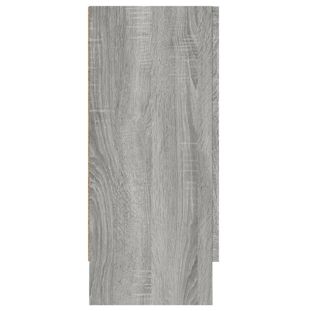 skænk 120x30,5x70 cm konstrueret træ grå sonoma-eg
