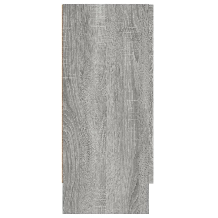skænk 120x30,5x70 cm konstrueret træ grå sonoma-eg