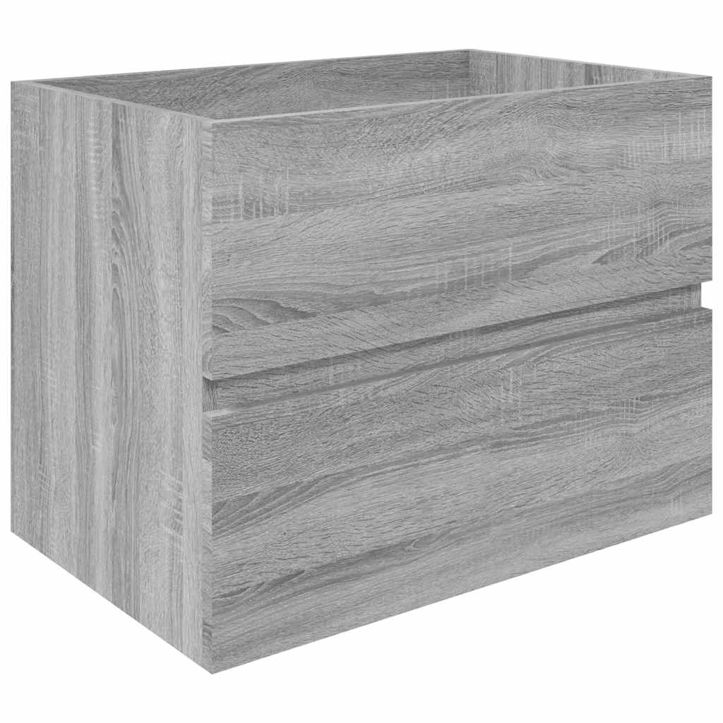 underskab 60x38,5x45 cm konstrueret træ grå sonoma-eg