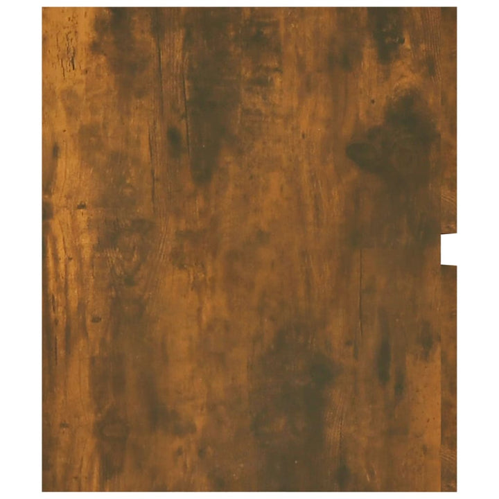 badeværelsesskab 100x38,5x45 cm konstrueret træ røget egetræ
