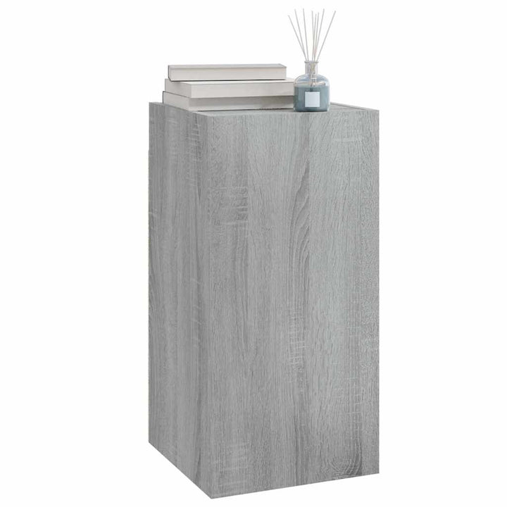 tv-skab 30,5x30x60 cm konstrueret træ grå sonoma-eg
