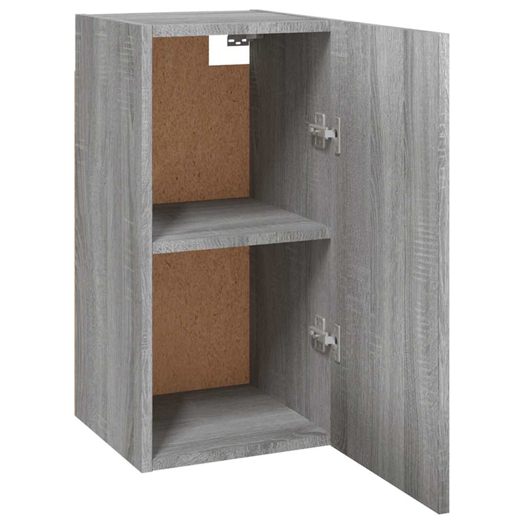 tv-skab 30,5x30x60 cm konstrueret træ grå sonoma-eg