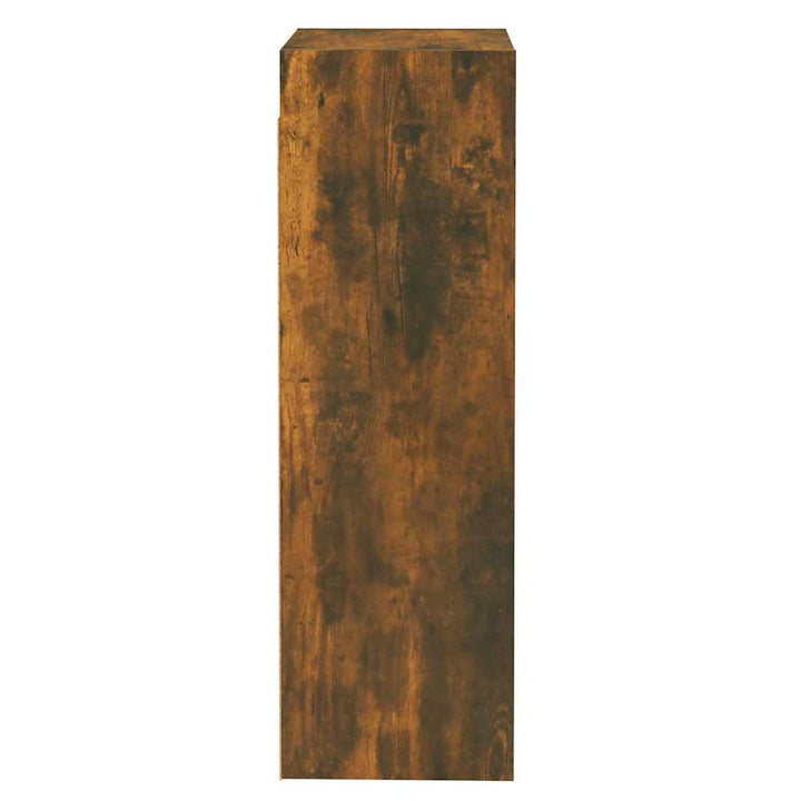 tv-skabe 2 stk. 30,5x30x90 cm konstrueret træ røget egetræ