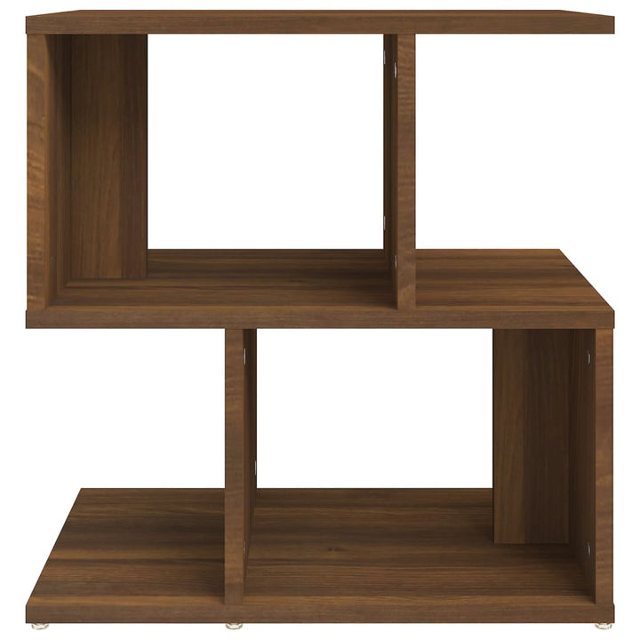 sengebord 50x30x51,5 cm konstrueret træ brun egetræsfarve