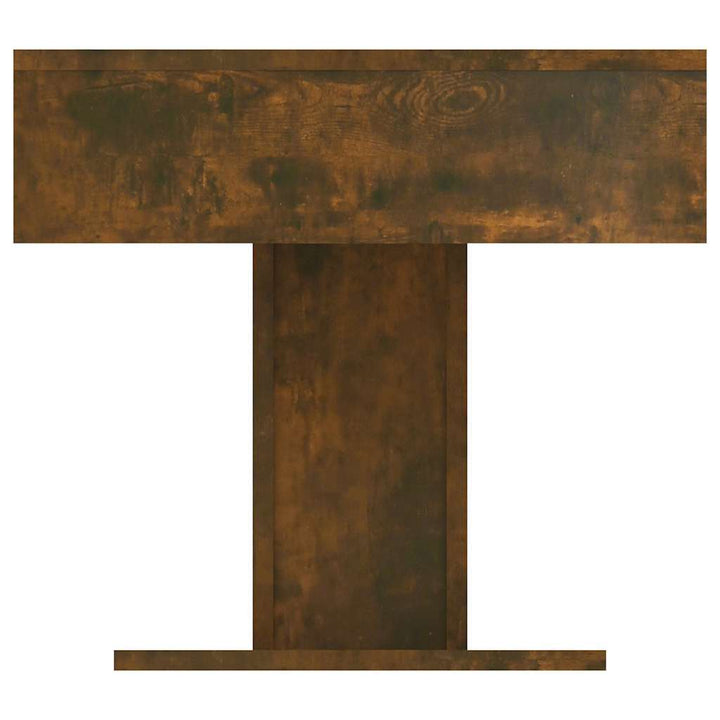sofabord 96x50x45 cm konstrueret træ røget egetræsfarve
