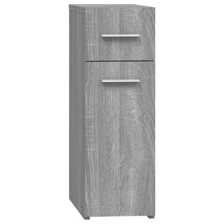 udtræksskab 20x45,5x60 cm konstrueret træ grå sonoma-eg