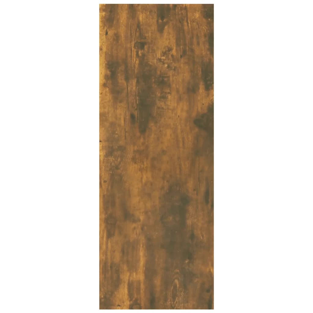 konsolbord 78x30x80 cm konstrueret træ røget egetræsfarve
