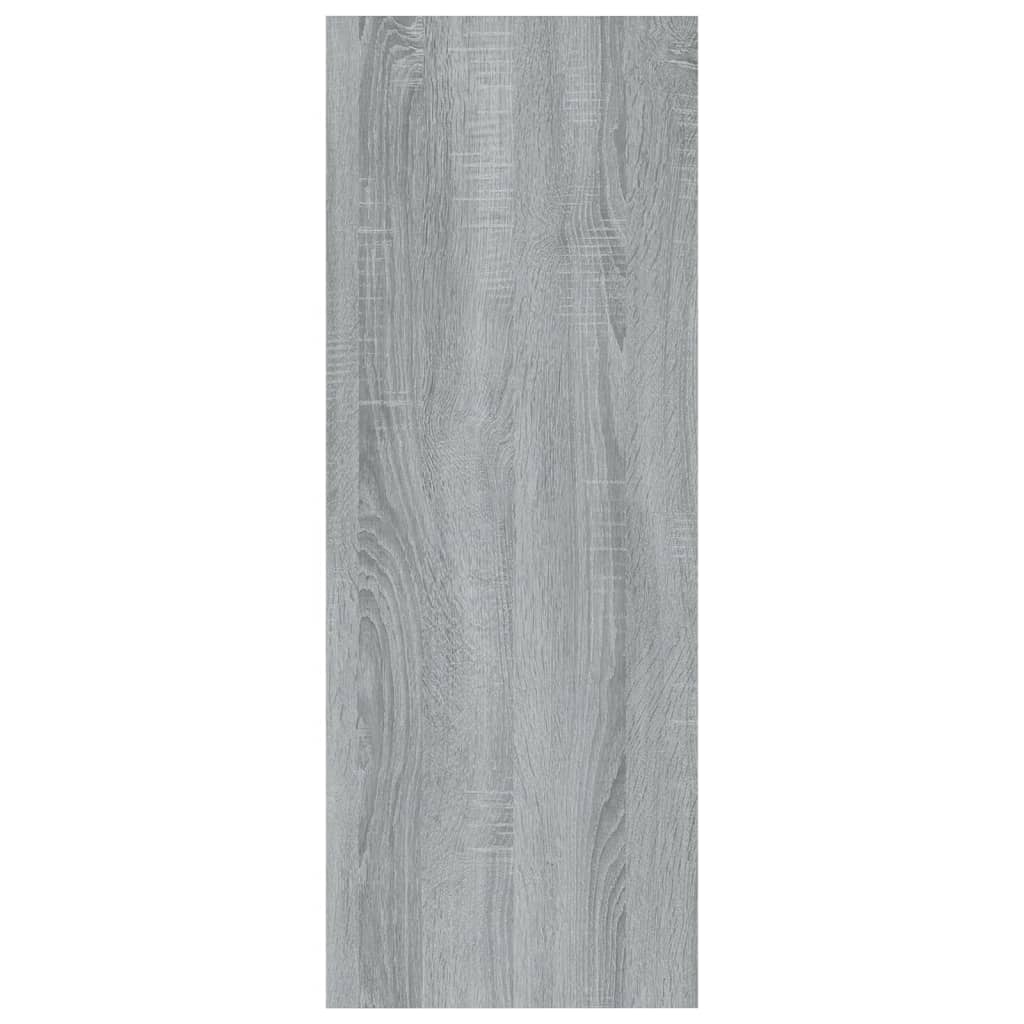konsolbord 78x30x80 cm konstrueret træ grå sonoma-eg