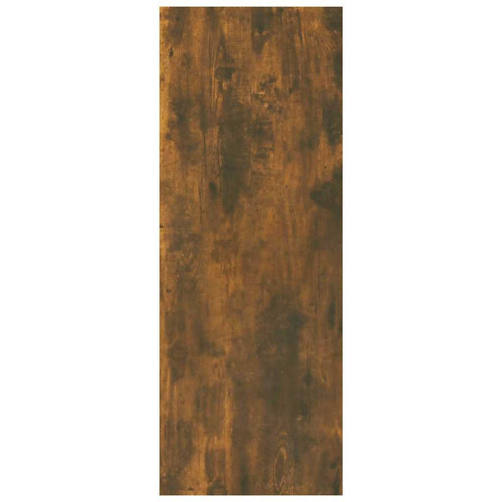 konsolbord 105x30x80 cm konstrueret træ røget egetræsfarve