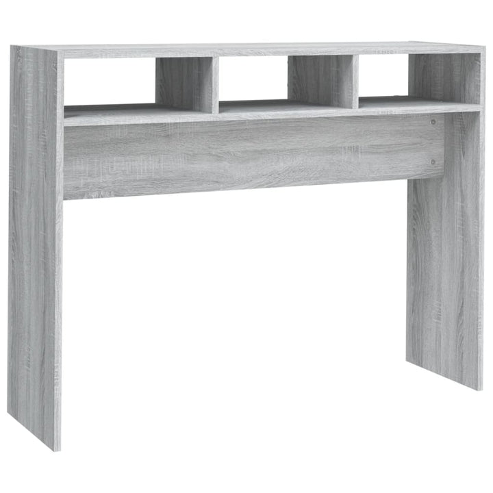 sofabord 105x30x80 cm konstrueret træ grå sonoma-eg