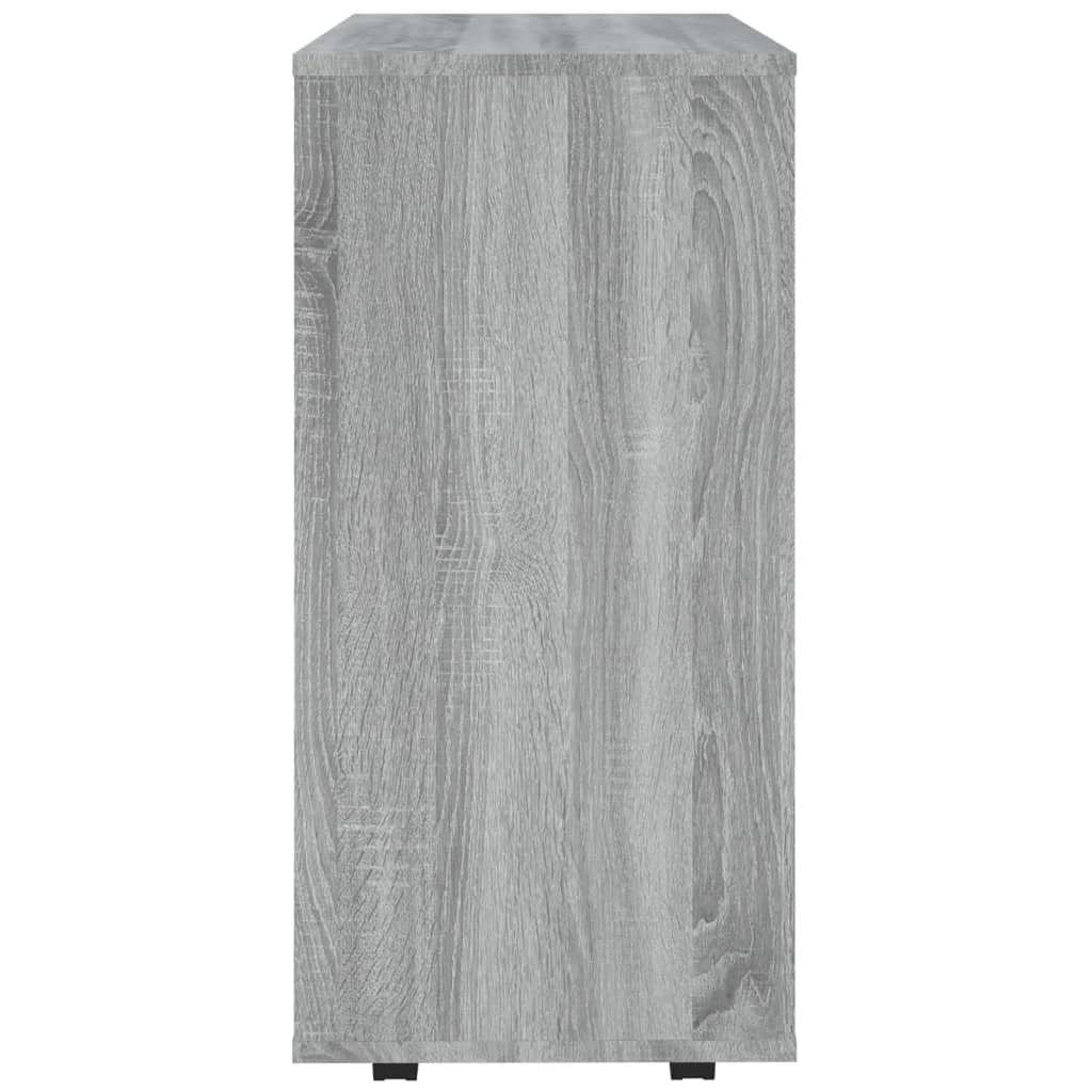 rullebord 60x35x75 cm konstrueret træ grå sonoma-eg