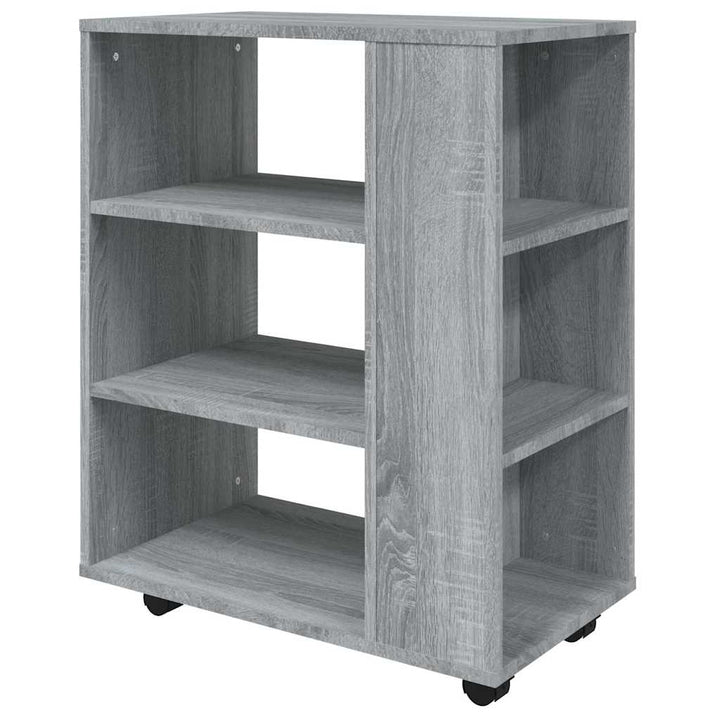 rullebord 60x35x75 cm konstrueret træ grå sonoma-eg