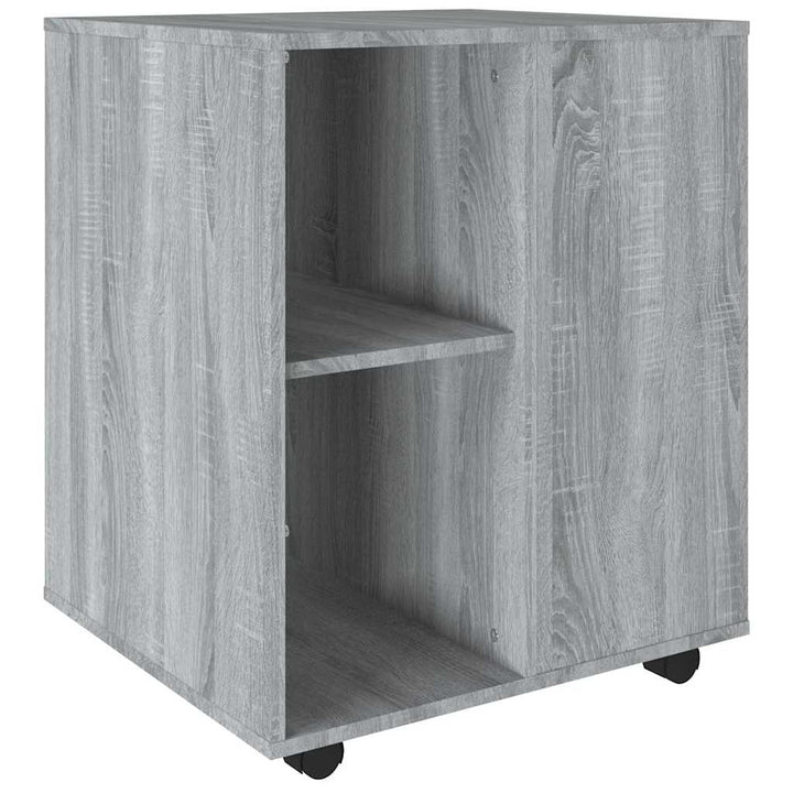 rullebord 60x53x72 cm konstrueret træ grå sonoma-eg