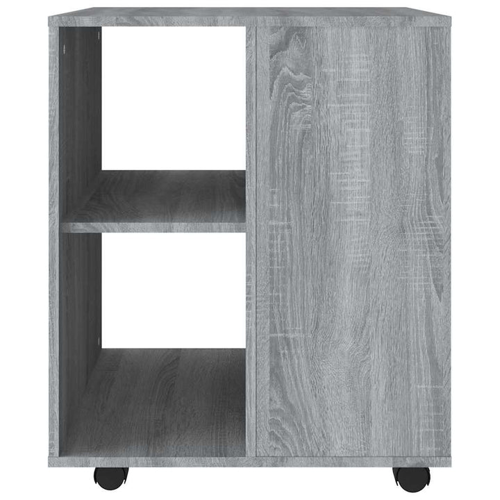 rullebord 60x53x72 cm konstrueret træ grå sonoma-eg