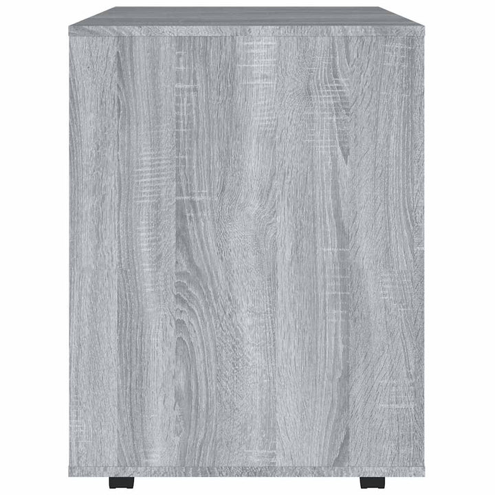 rullebord 60x53x72 cm konstrueret træ grå sonoma-eg