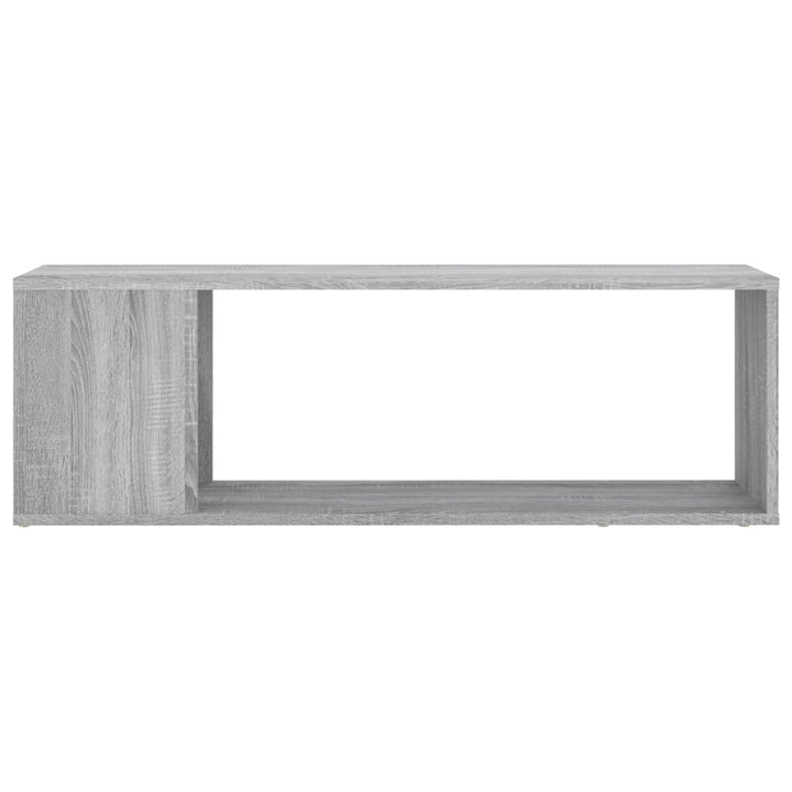 tv-bord 100x24x32 cm konstrueret træ grå sonoma-eg