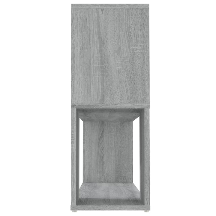 bogreol 100x24x63 cm konstrueret træ grå sonoma-eg
