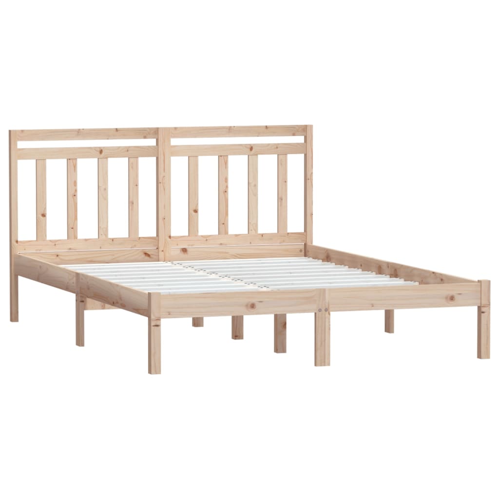 sengeramme 150x200 cm King Size massivt træ