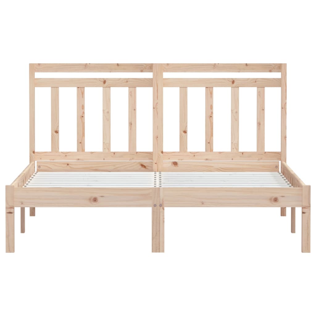 sengeramme 150x200 cm King Size massivt træ