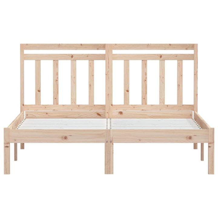 sengeramme 150x200 cm King Size massivt træ