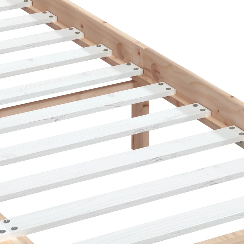 sengeramme 150x200 cm King Size massivt træ