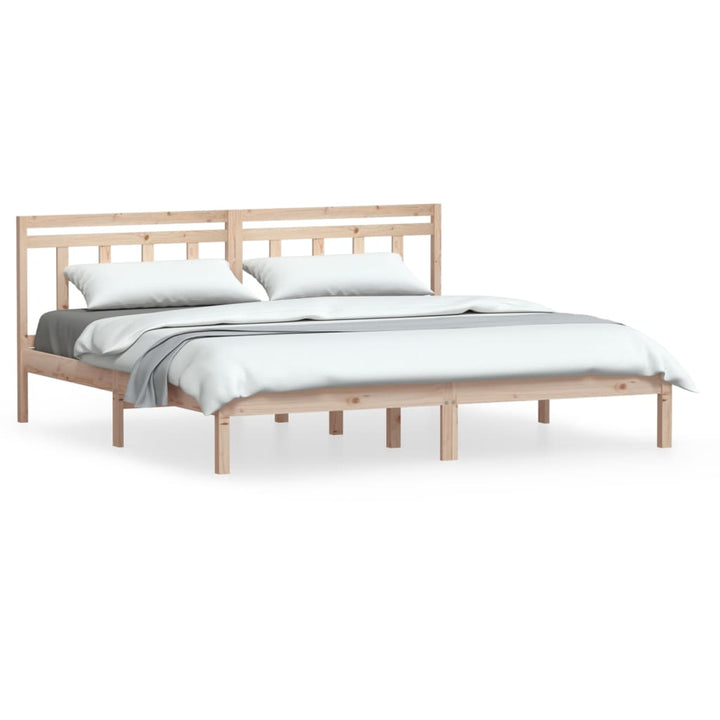 sengeramme 160x200 cm massivt fyrretræ