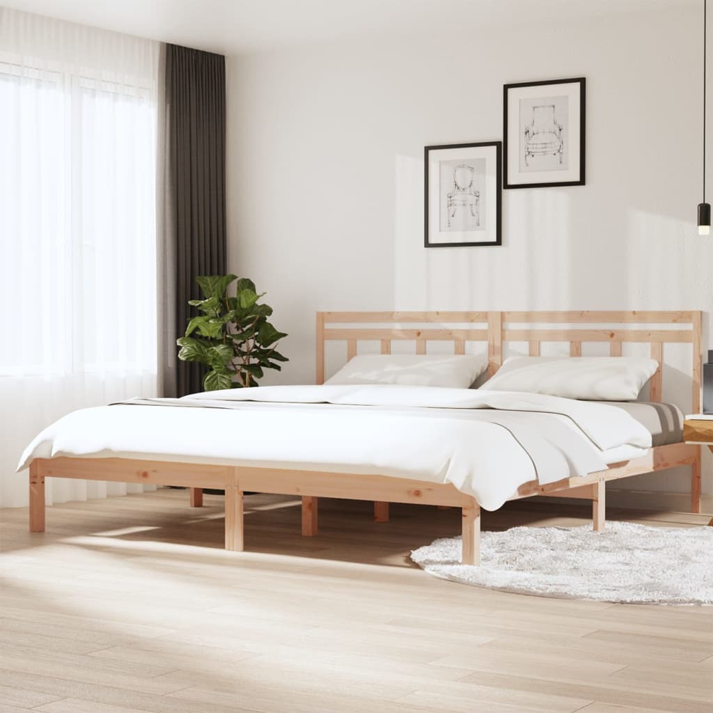 sengeramme 180x200 cm Super King massivt træ