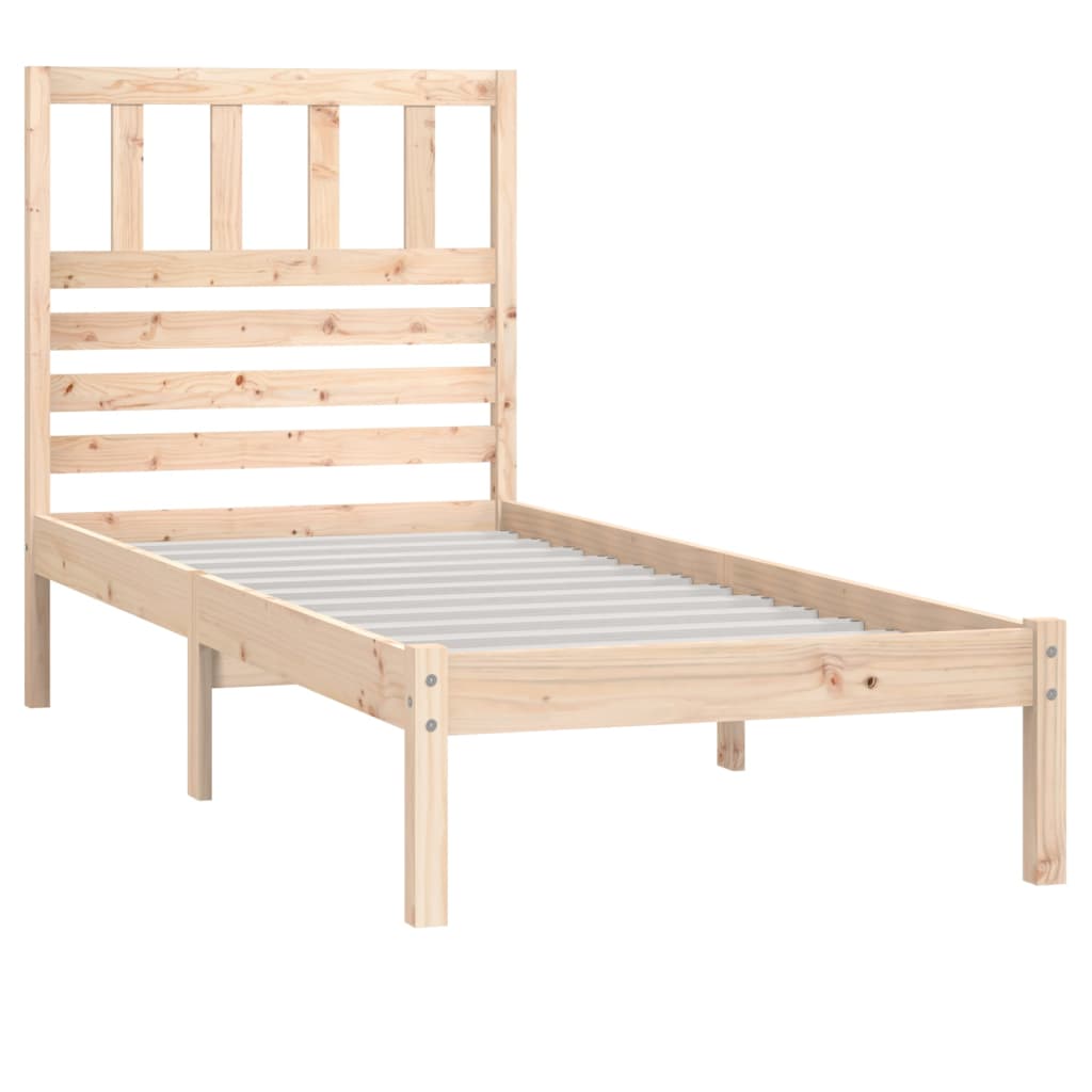 sengeramme 75x190 cm massivt fyrretræ