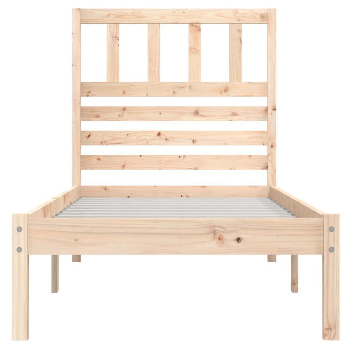 sengeramme 90x190 cm massivt fyrretræ