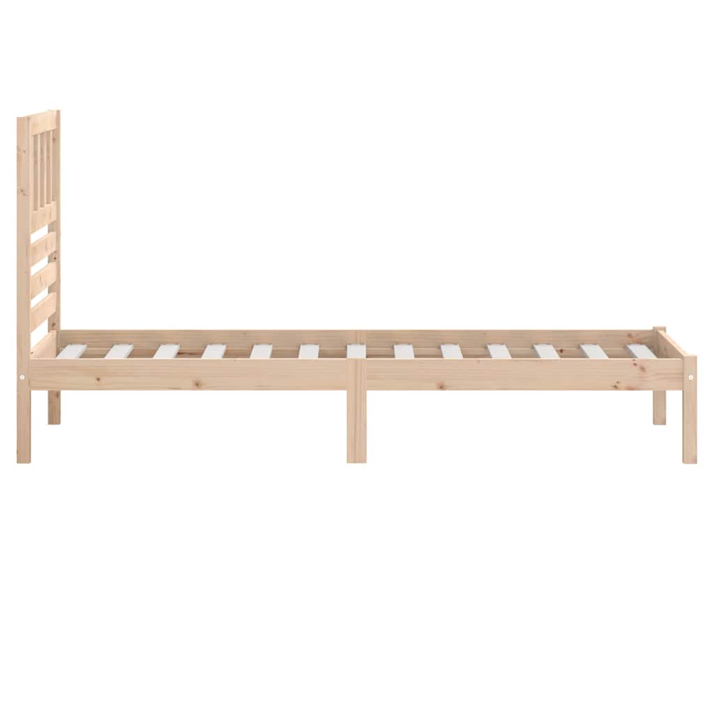 sengeramme 90x190 cm massivt fyrretræ