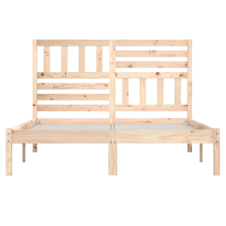 sengeramme 140x190 cm massivt fyrretræ