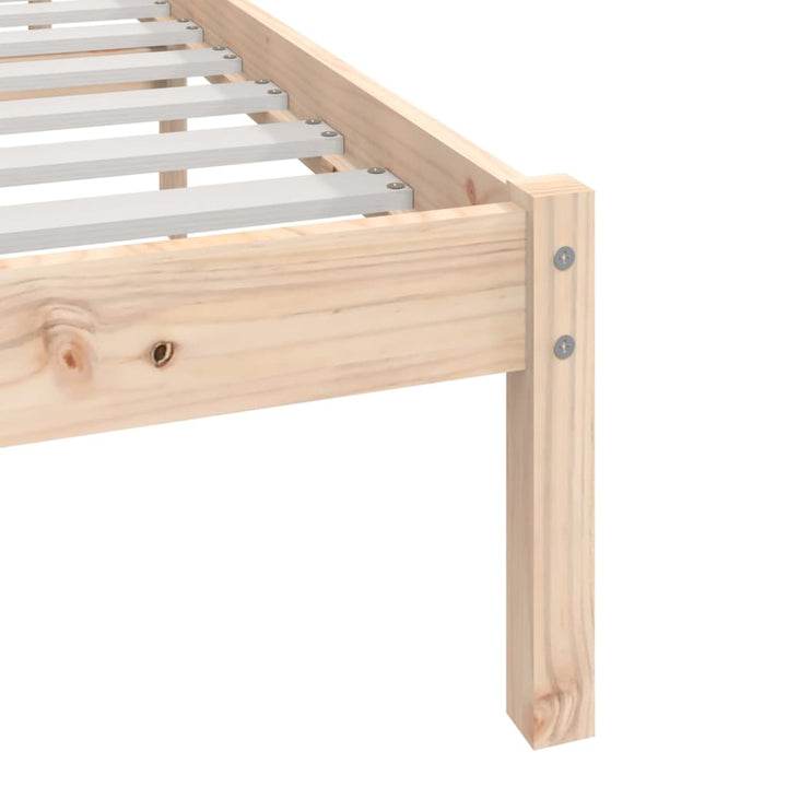 sengeramme 90x200 cm massivt fyrretræ
