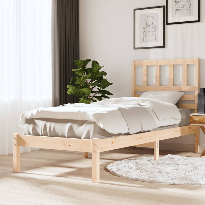 sengeramme 90x200 cm massivt fyrretræ