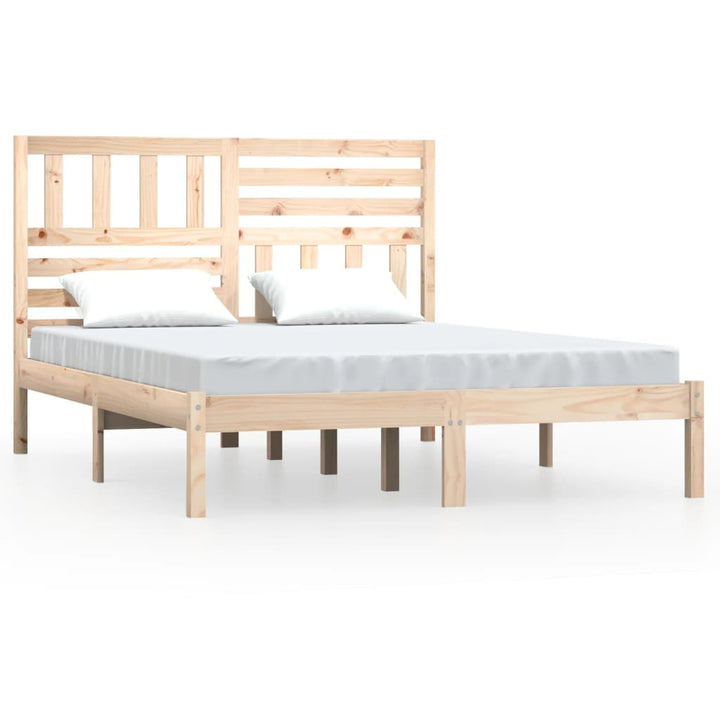 sengeramme 140x200 cm massivt fyrretræ