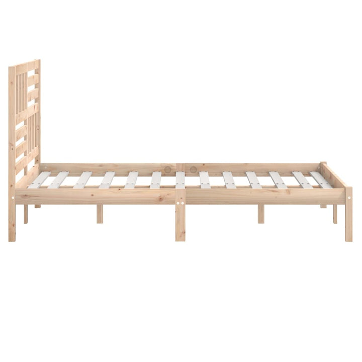 sengeramme 160x200 cm massivt fyrretræ