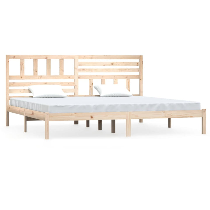 sengeramme uden madras 180x200 cm massivt fyrretræ
