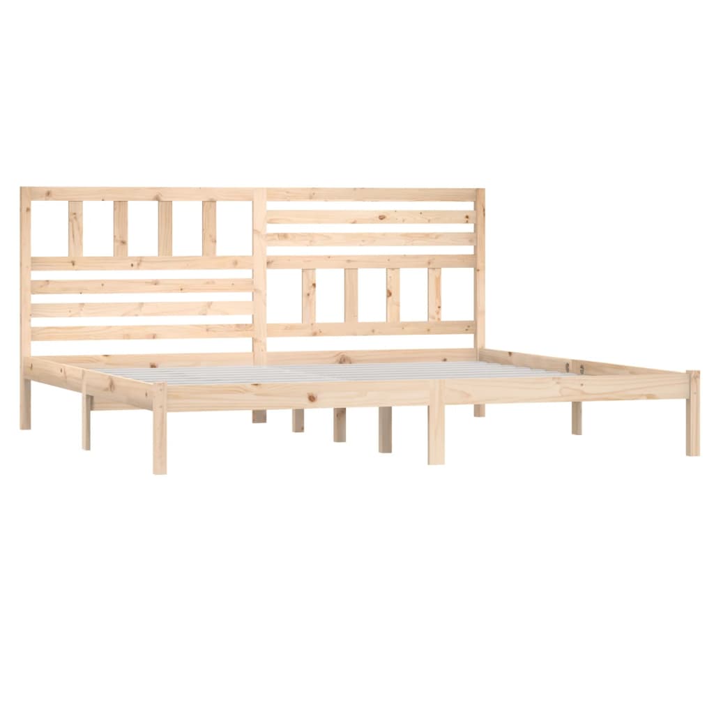 sengeramme uden madras 180x200 cm massivt fyrretræ