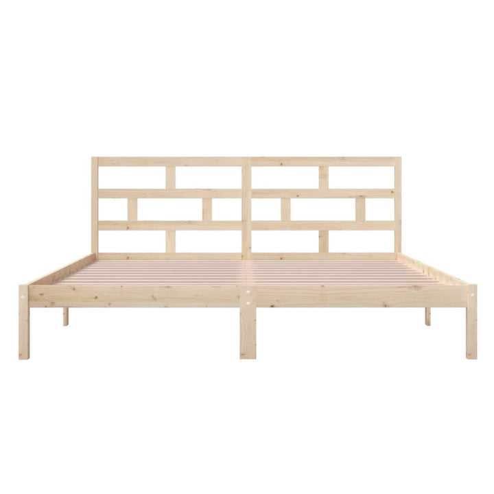 sengeramme 140x190 cm massivt fyrretræ