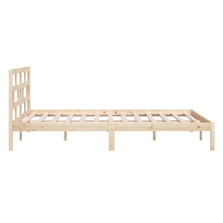 sengeramme 140x190 cm massivt fyrretræ
