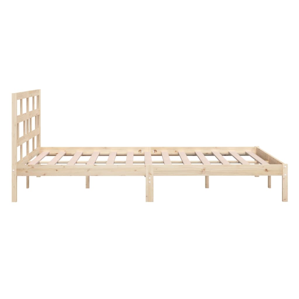 sengeramme 120x200 cm massivt fyrretræ