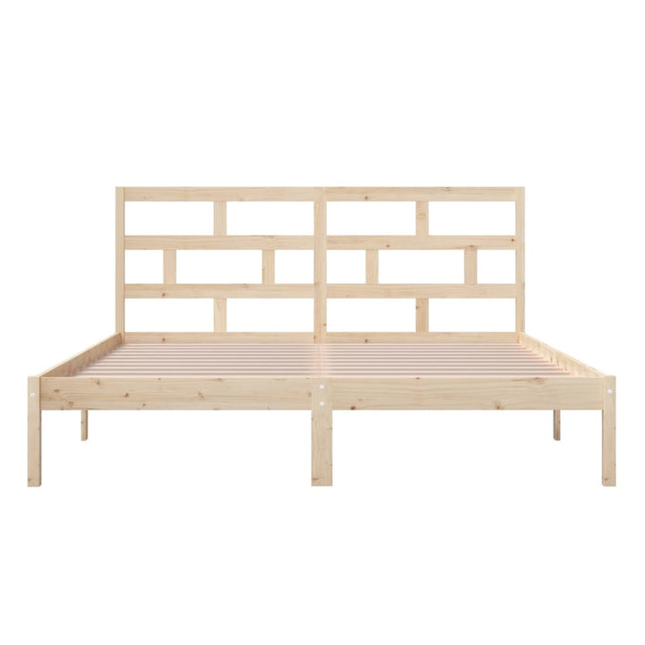 sengeramme 160x200 cm massivt fyrretræ