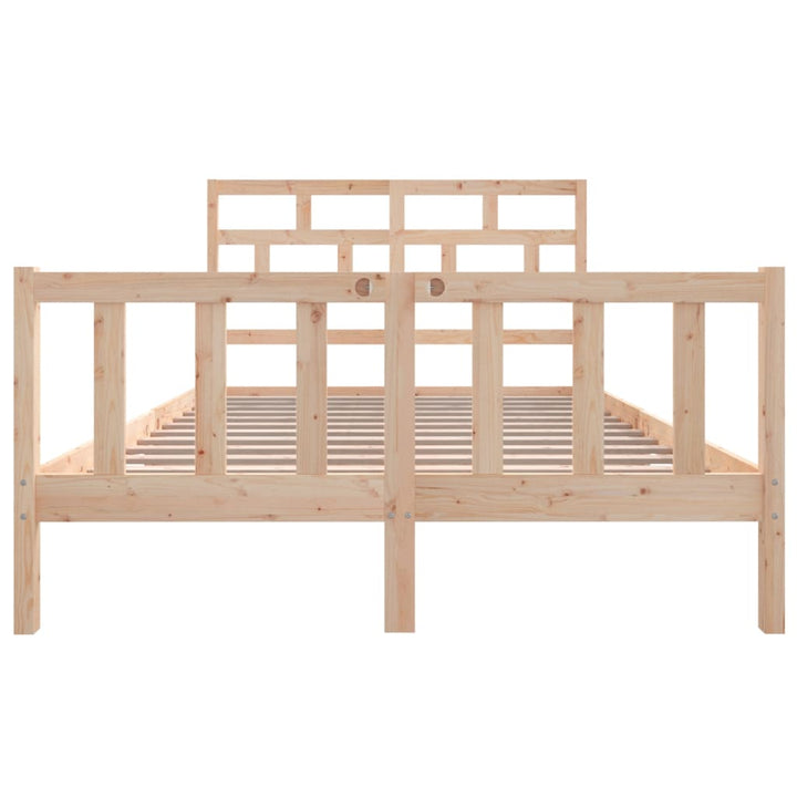 sengeramme 160x200 cm massivt fyrretræ