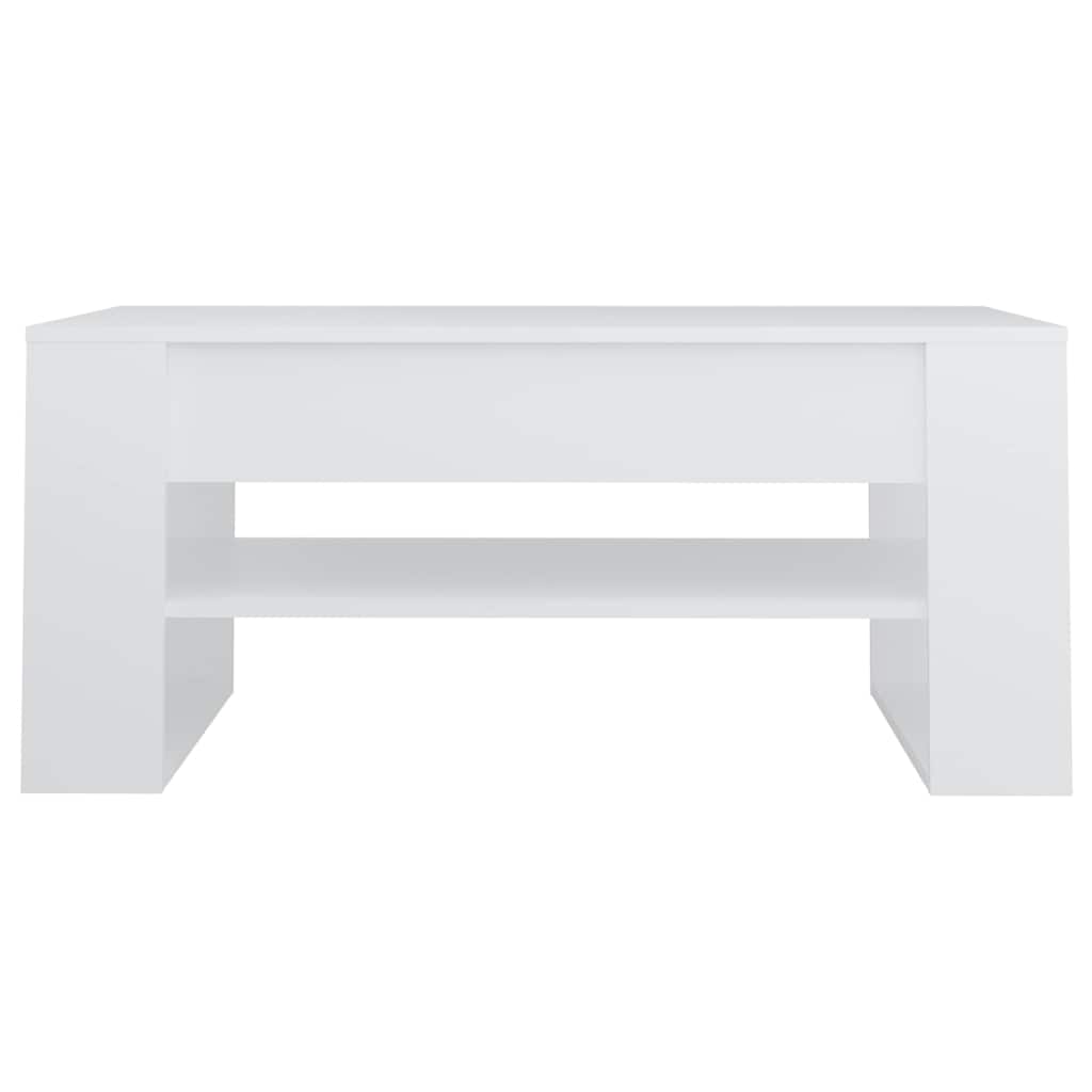 sofabord 102x55x45 cm konstrueret træ hvid