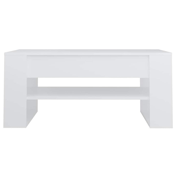 sofabord 102x55x45 cm konstrueret træ hvid