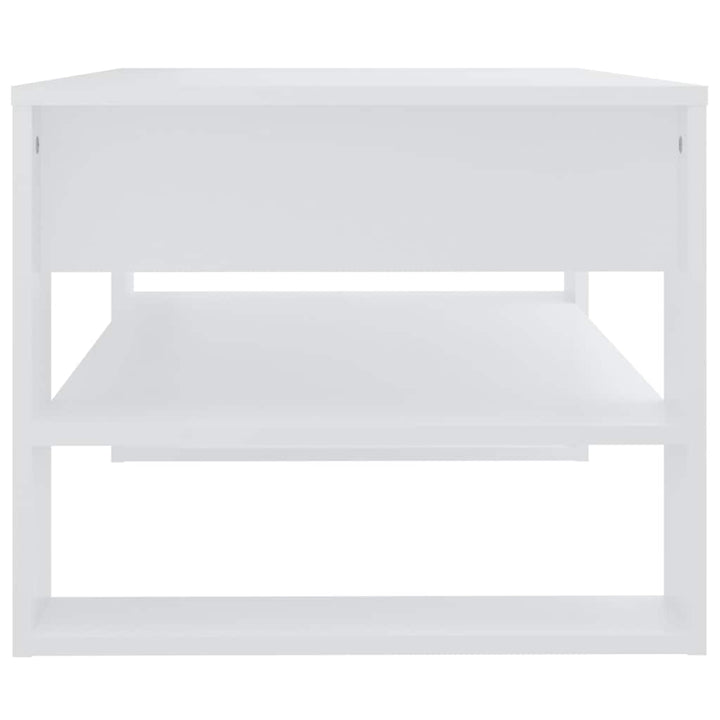 sofabord 102x55x45 cm konstrueret træ hvid