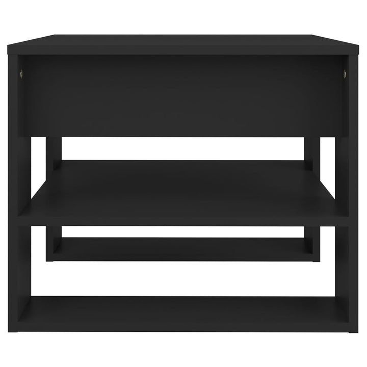 sofabord 55,5x55x45 cm konstrueret træ sort