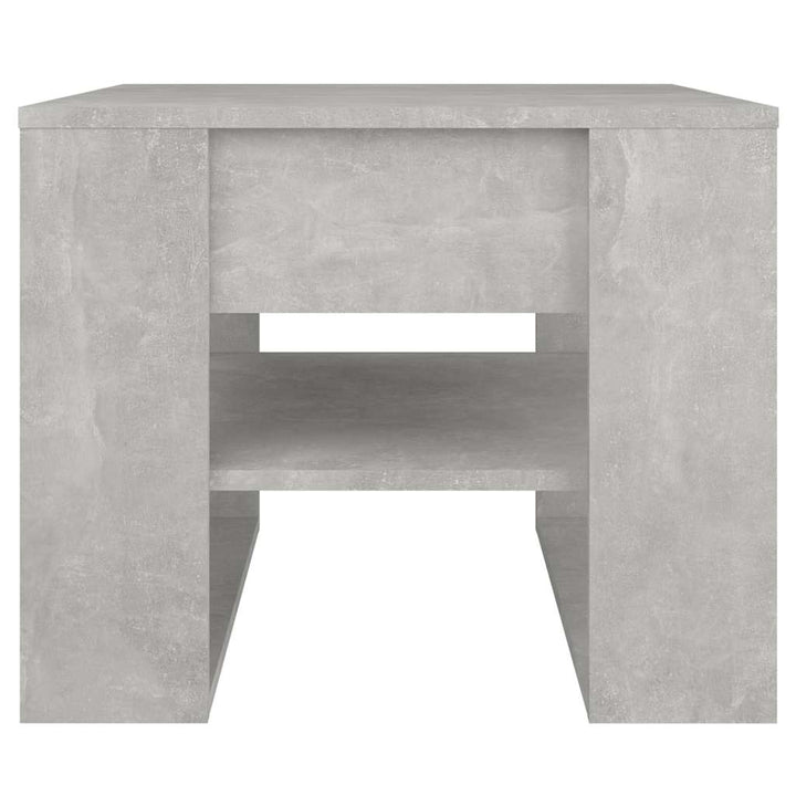 sofabord 55,5x55x45 cm konstrueret træ betongrå