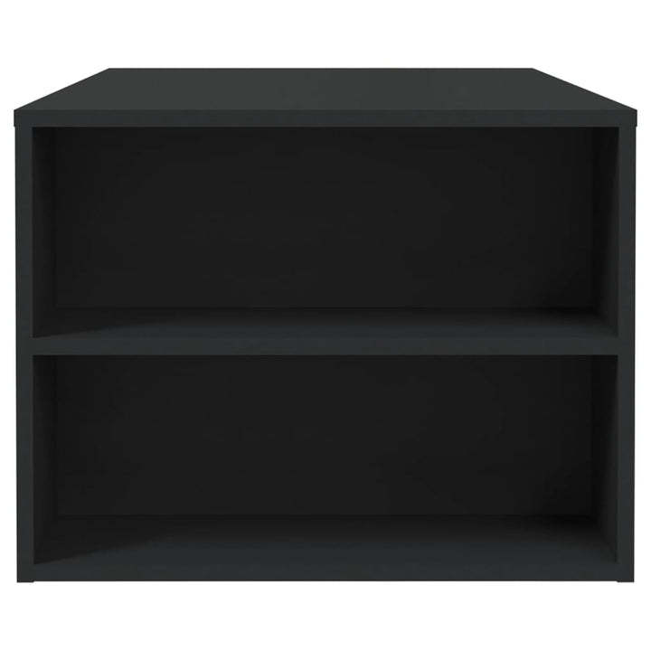 sofabord 102x55x42 cm konstrueret træ sort
