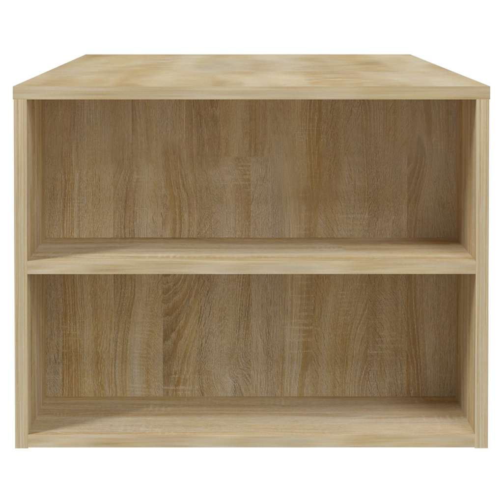 sofabord 102x55x42 cm konstrueret træ sonoma-eg