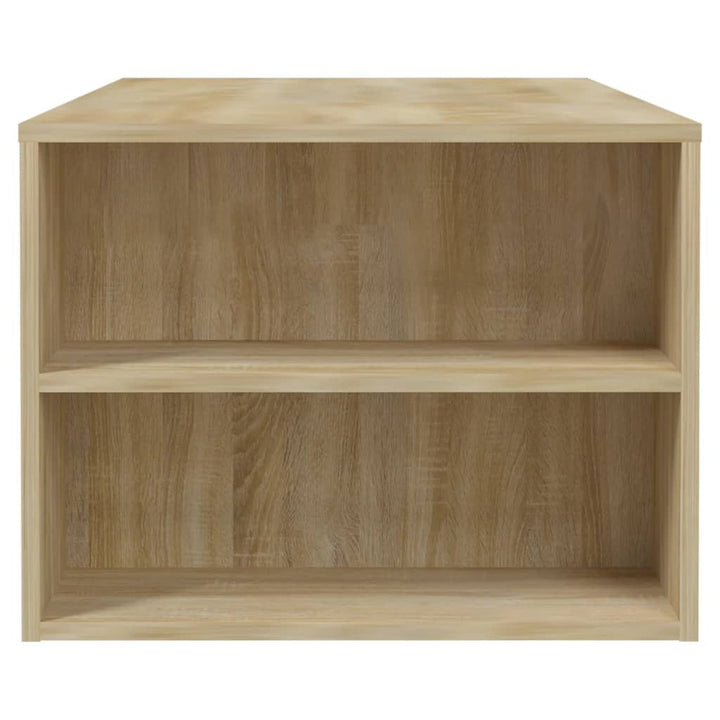 sofabord 102x55x42 cm konstrueret træ sonoma-eg